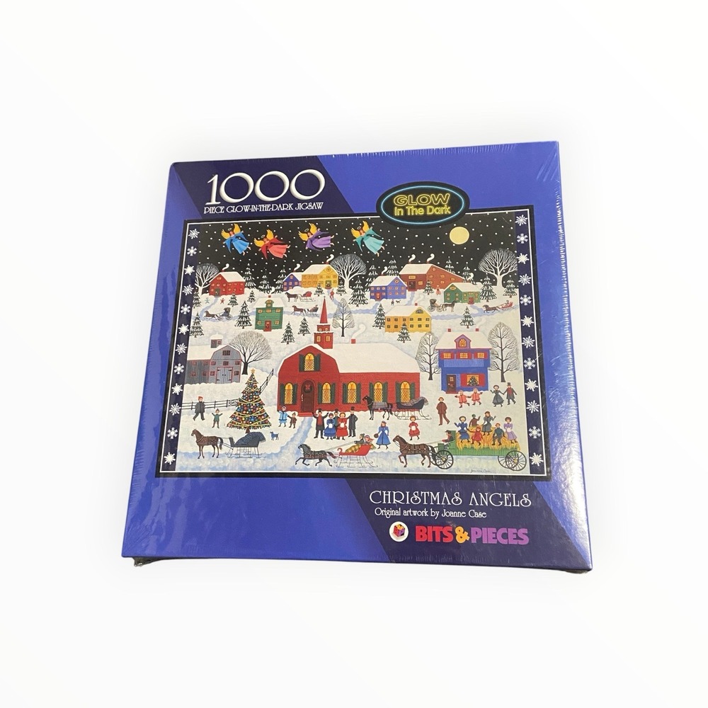 1999 Bits & Pieces Christmas Angels Joanne Case 1000 Pc Sealed Puzzle